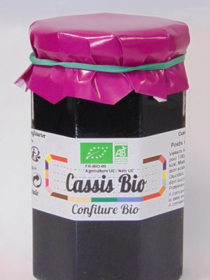 Confiture de cassis Bio