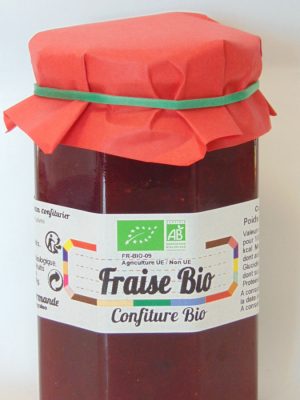 Confiture de fraise Bio