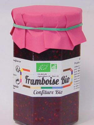 Confiture de framboise Bio