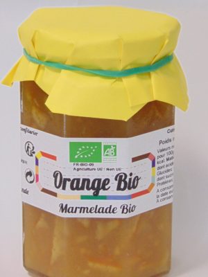 Marmelade d’orange Bio