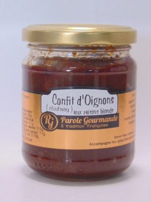 Confit d’Oignons aux raisins – 21cl