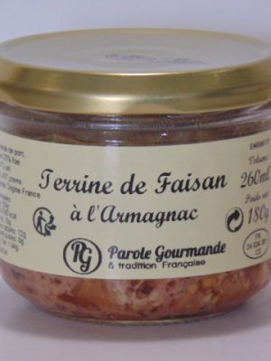 Terrine de Faisan à l’ Armagnac -26cl