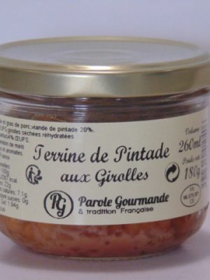 Terrine de Pintade aux girolles – 26cl