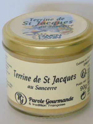 Terrine de Saint Jacques au Sancerre – 13cl- 90g