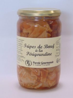 Tripes de bœuf à la périgourdine – 72cl – 650g