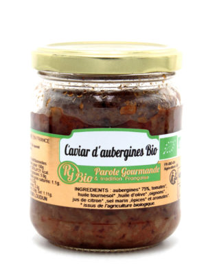 Caviar d’aubergines Bio – 21cl