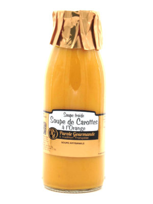 Soupe Froide de Carottes à l’orange – 50cl