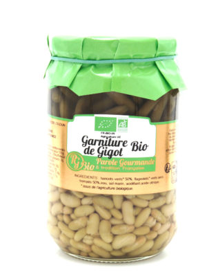 Garniture Gigot Bio (haricots verts et flageolets) – 72cl