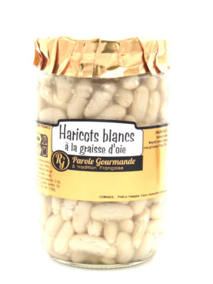 Haricots Blancs Lingots cuisinés à la graisse d’oie – 72cl